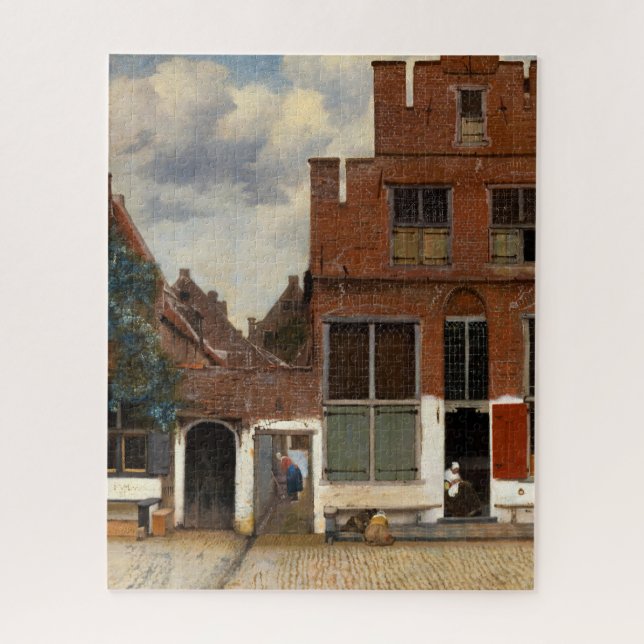 Puzzle La Petite Rue, Vue des Maisons à Delft (Vertical)