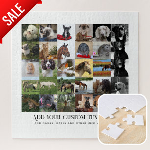 PUZZLE LA PHOTO DONNE À MOM DAD GRANDPA GRANDMA PETS AMIS