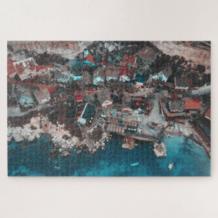 Puzzle La photographie aérienne de Popeye dans le villag