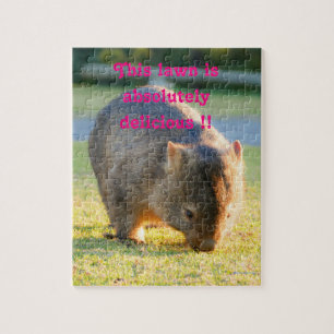 Puzzle La photographie australienne de Wombat Funny Cute