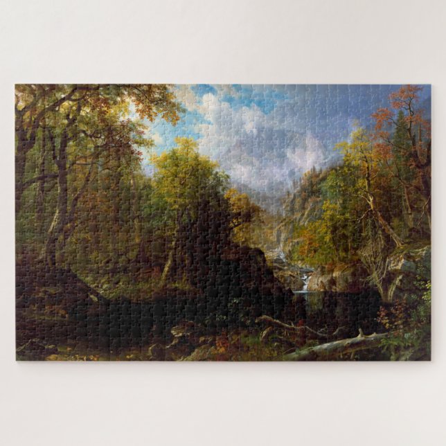Puzzle La piscine d'Emeraude, Albert Bierstadt (Horizontal)