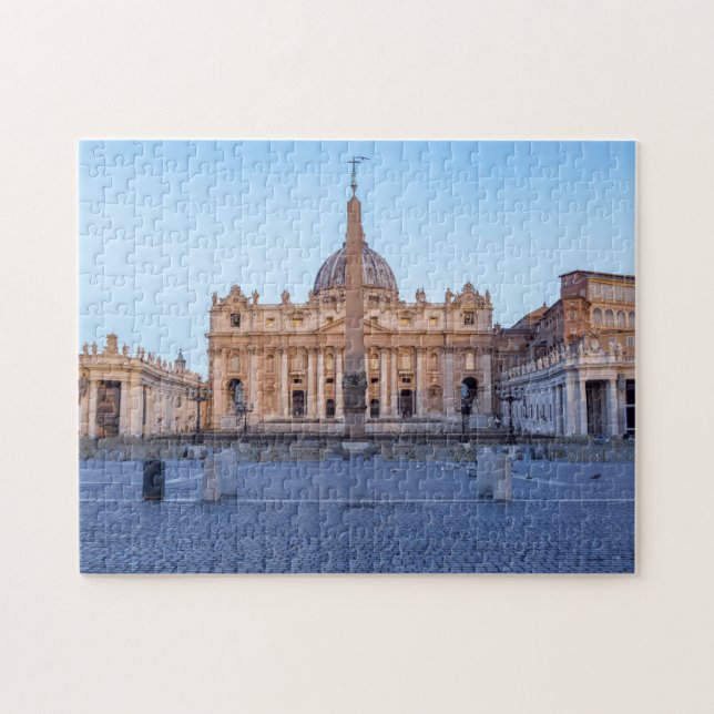 Puzzle La place Saint-Pierre à Vatican - Rome, Italie (Horizontal)