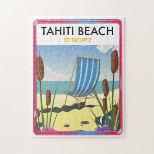 Puzzle La plage de Tahiti st tropez