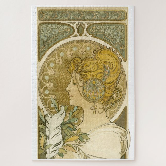 Puzzle La Plume d'Alphonse Mucha (Vertical)