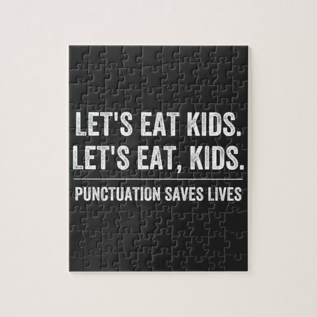 Puzzle La ponctuation sauve des vies (Vertical)