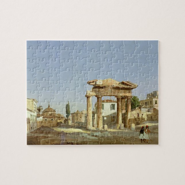 Puzzle La porte de l'agora à Athènes, 1843 (Horizontal)