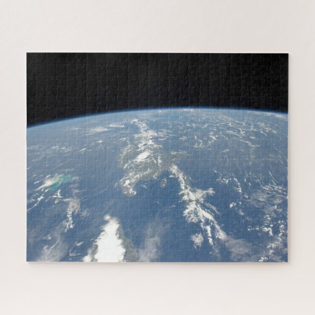 Puzzle La Poussière Saharienne Frappant Vers L'Ouest Dans (Horizontal)