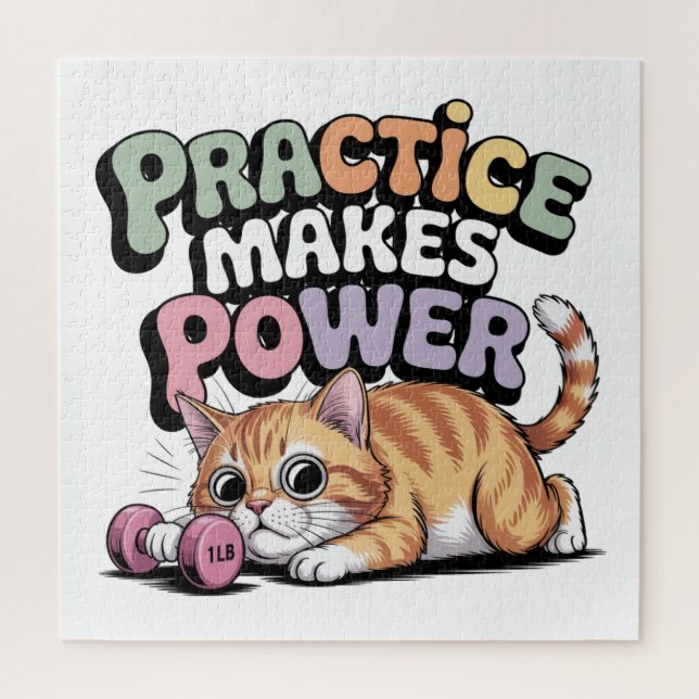 Puzzle La Pratique Fait La Puissance (Vertical)