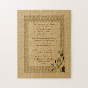 Puzzle La prière du Seigneur Notre Père Rosebud