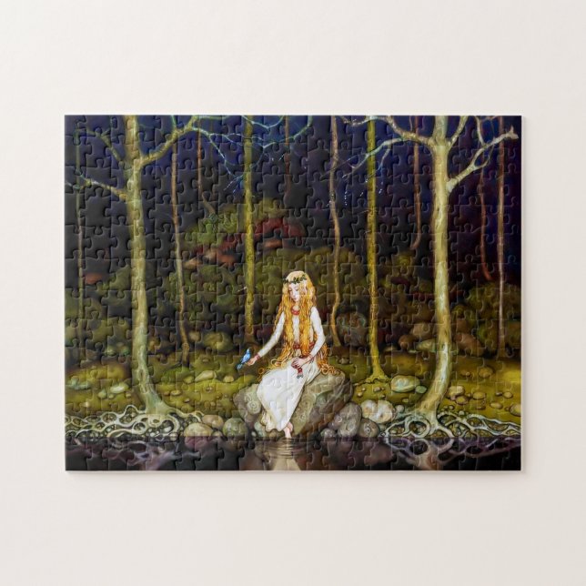 Puzzle La princesse dans la forêt (Horizontal)
