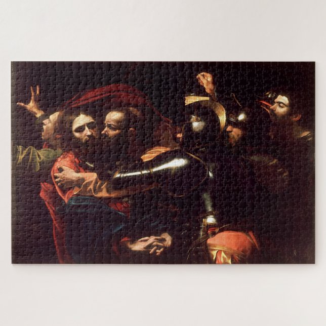 Puzzle La prise du Christ (1602) par Caravaggio (Horizontal)