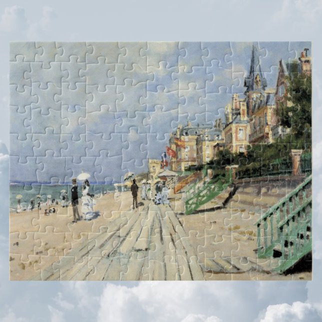 Puzzle La Promenade de Trouville par Claude Monet (Créateur téléchargé)