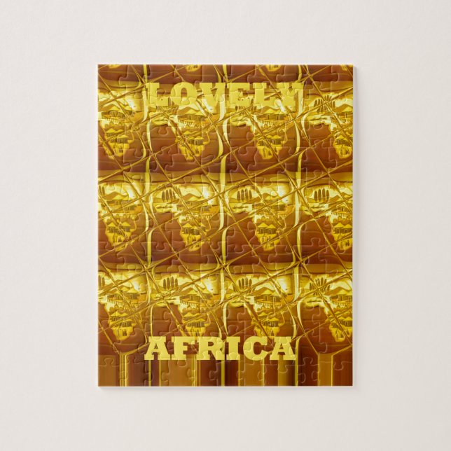 Puzzle La promesse d'or de l'Afrique (Vertical)