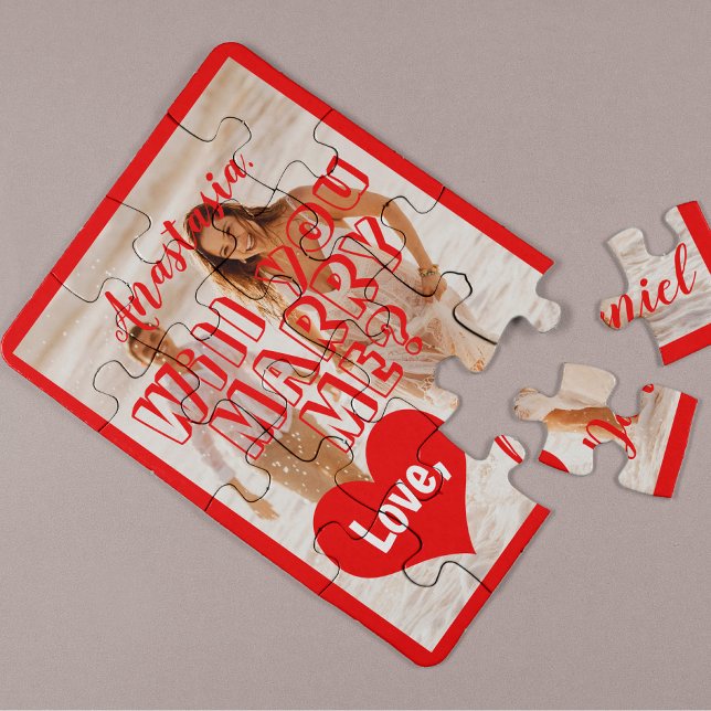 Puzzle La proposition de mariage va-t-elle m'épouser votr (Créateur téléchargé)