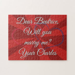 Puzzle La proposition va-t-elle m'épouser ?