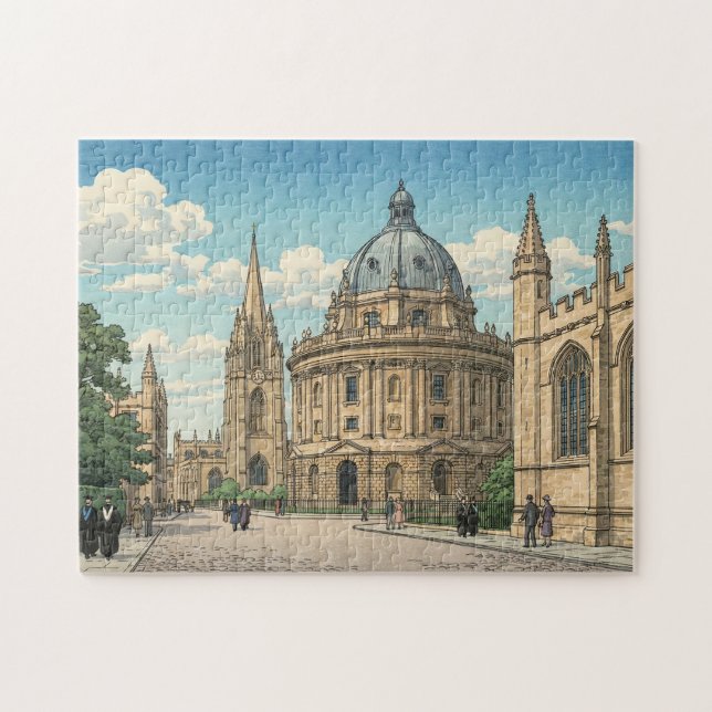 Puzzle La Radcliffe Camera de l'Université d'Oxford  (Horizontal)
