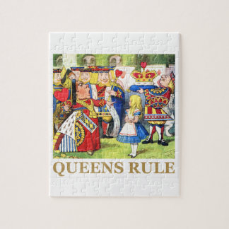 Puzzle La reine des coeurs dit, "règle de la Reine ! "
