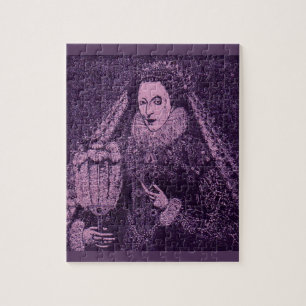 Puzzle La reine Elizabeth I en lavande