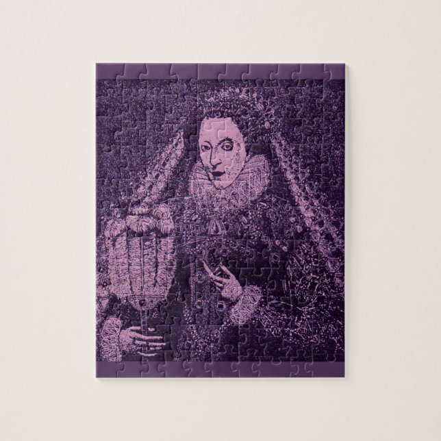 Puzzle La reine Elizabeth I en lavande (Vertical)