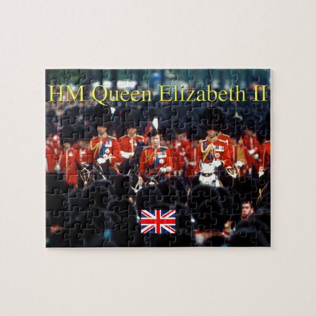 Puzzle La Reine Elizabeth II - pro photo (Horizontal)