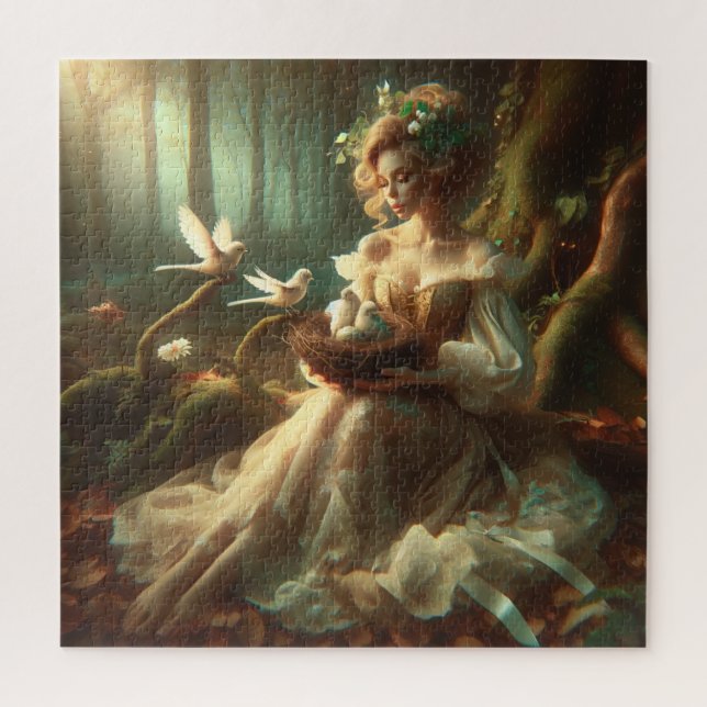Puzzle La Reine Fée du Nid de la Forêt (Vertical)