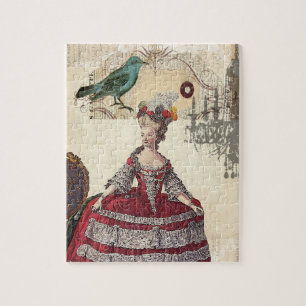 Puzzle La Reine française Marie Antoinette de lustre de