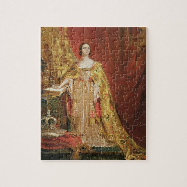 Puzzle La Reine Victoria (1819-1901) prenant le (Vertical)