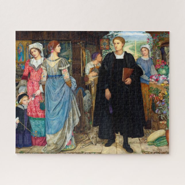 Puzzle La rencontre de chance c. 1907 Par Kate Elizabeth  (Horizontal)