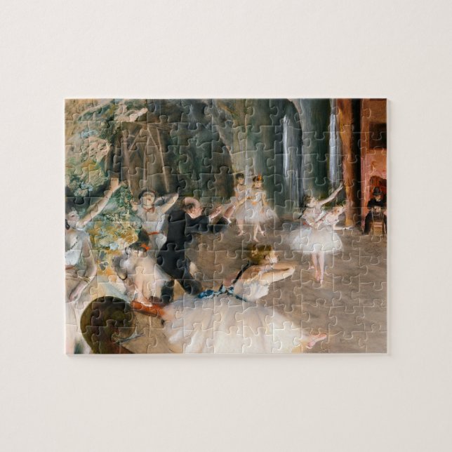 Puzzle La répétition sur scène par Edgar Degas (Horizontal)