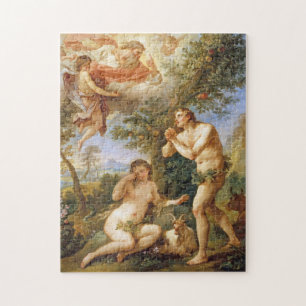 Puzzle La réprimande d'Adam et Ève Biblique Art Religieux