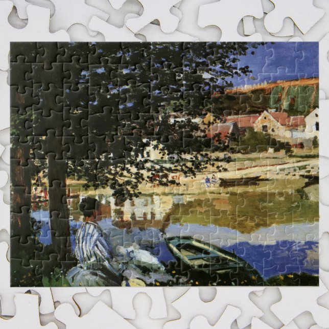 Puzzle La rive de la Seine, Bennecourt par Claude Monet (Créateur téléchargé)