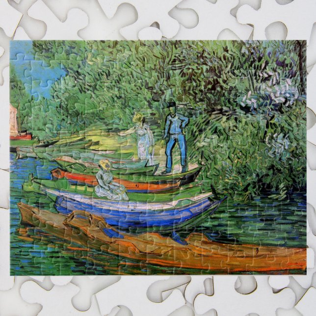 Puzzle La rive de l'Oise à Auvers par Vincent van Gogh (Créateur téléchargé)