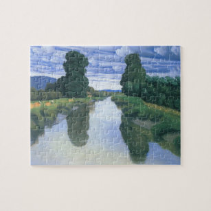 Puzzle La rivière de Berville par Felix Vallotton, Fine A