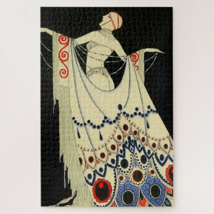 Puzzle « La Robe Ornée de Bijoux » Art Déco par Jose Carl