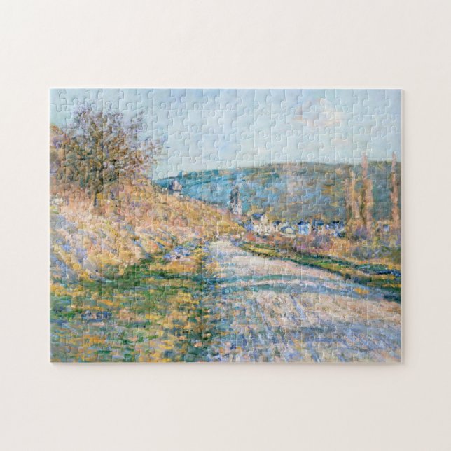 Puzzle La route de Vétheuil | Claude Monet (Horizontal)