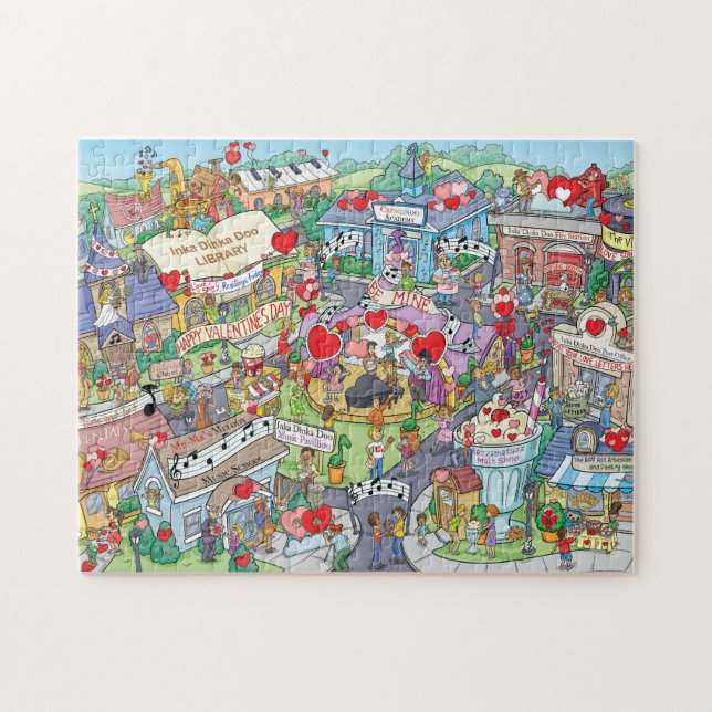 Puzzle La Saint-Valentin à Inka Dinka Doo Town (Horizontal)