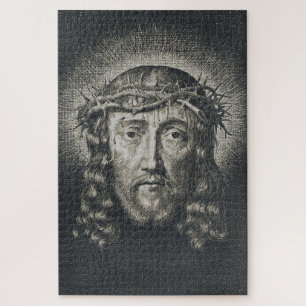 Puzzle La Sainte Face couronnée d'épines