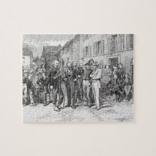 Puzzle La salle de club de Zermatt en 1864, "de la montée