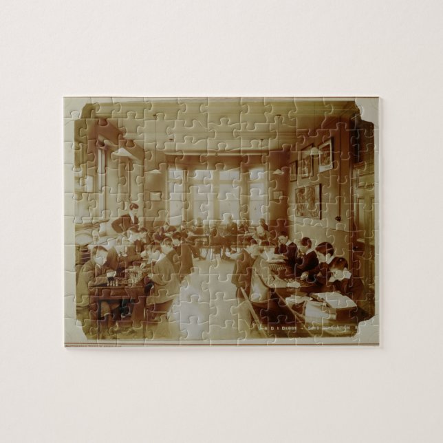 Puzzle La salle de détente du garçon chez l'Institu sourd (Horizontal)