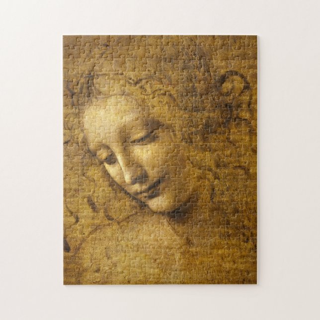 Puzzle La Scapigliata, 1508 par Léonard de Vinci (Vertical)