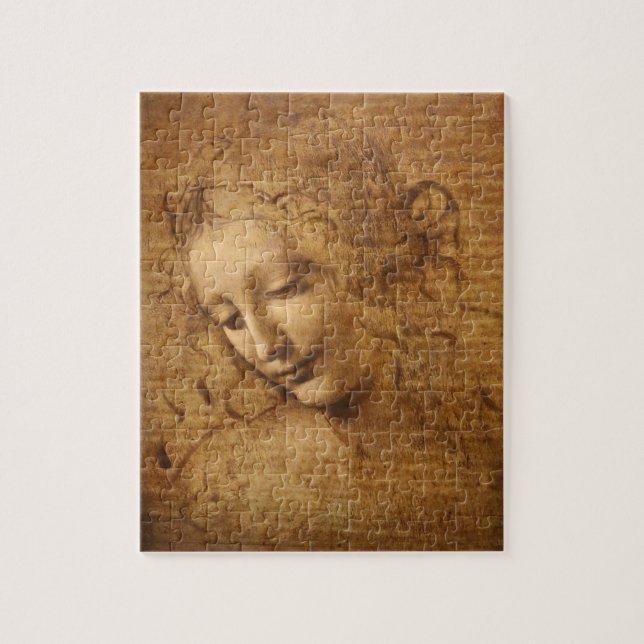 Puzzle La Scapigliata de Léonard de Vinci, Tête de femme (Vertical)