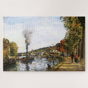 Puzzle La Seine à Marly (1871) de Camille Pissarro