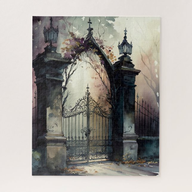 Puzzle La série Porte de Cimetière Gothique Design 12 (Vertical)