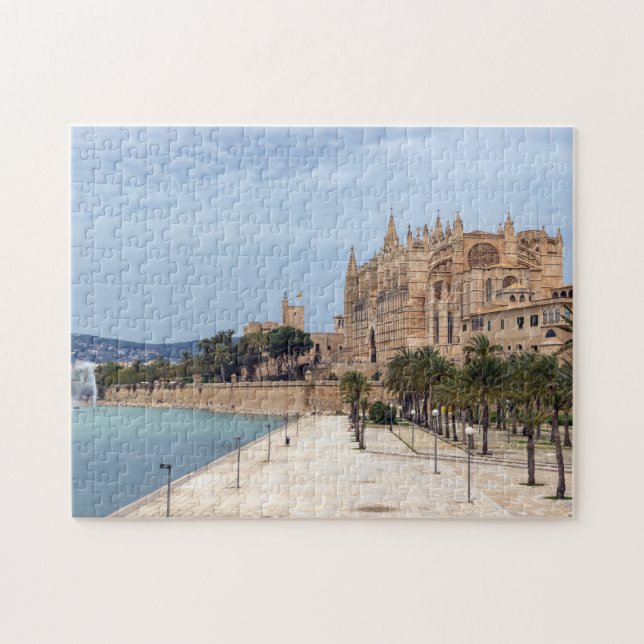 Puzzle La Seu, la cathédrale de Palma de Mallorca - Espag (Horizontal)