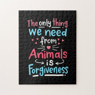 Puzzle La Seule Chose Dont Nous Avons Besoin Des Animaux