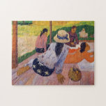 Puzzle La Sieste - Paul Gauguin<br><div class="desc">"La Sieste",  c. 1891-1892,  huile sur toile de Paul Gauguin. Gauguin était un peintre Post-impressionniste de premier plan. Né à Paris,  en France,  il vola vers la mer du Sud en 1891. Ses représentations de la vie à Tahiti et ailleurs en Polynésie sont célèbres dans le monde entier.</div>