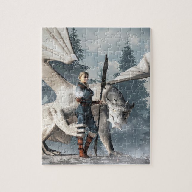 Puzzle La sorcellerie du dragon blanc (Vertical)