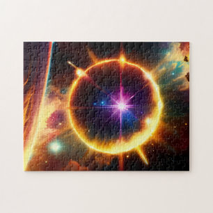 Puzzle La sphère d'explosion cosmique éclate dans un évén