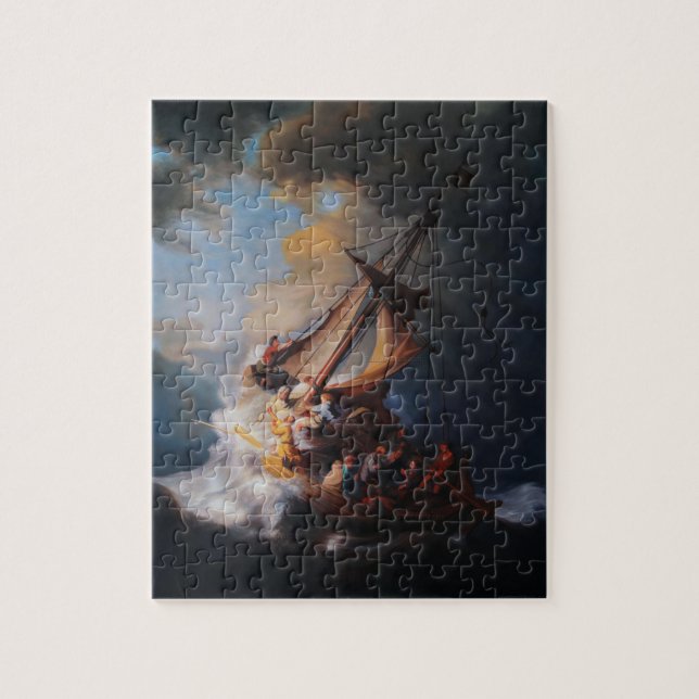 Puzzle La tempête sur la mer de Galilée (Vertical)