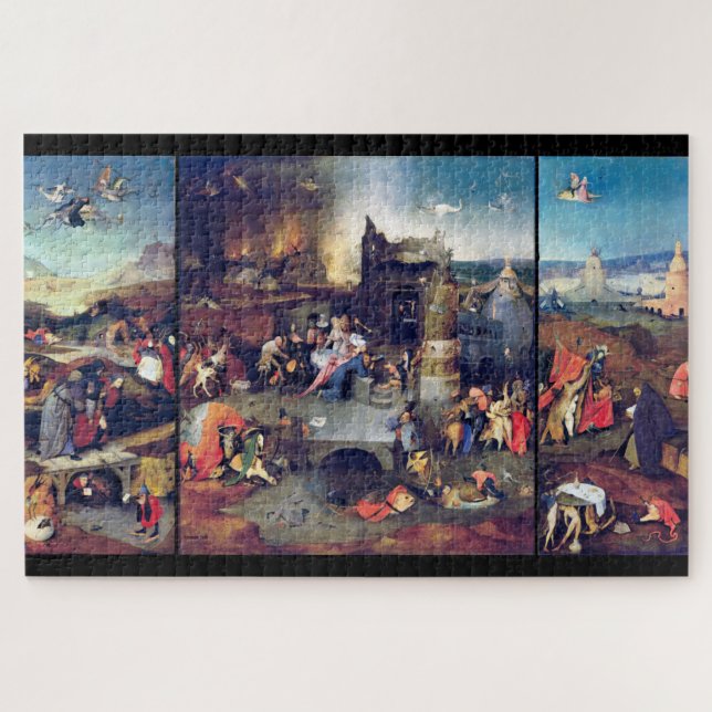 Puzzle La tentation de Saint Anthony, Bosch (Horizontal)